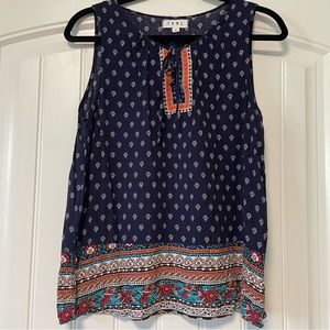 THML Sleeveless Embroidered Tunic Size:L